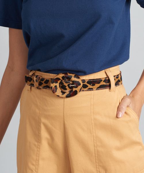 Cinto Onca Fivela Oval - Onca