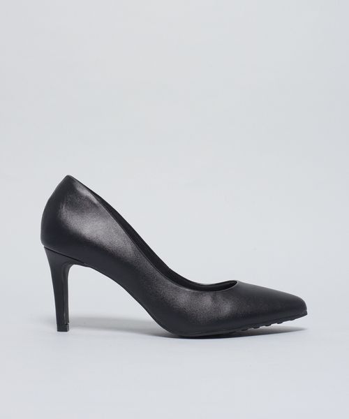 Scarpin Basico Salto Fino - Preto
