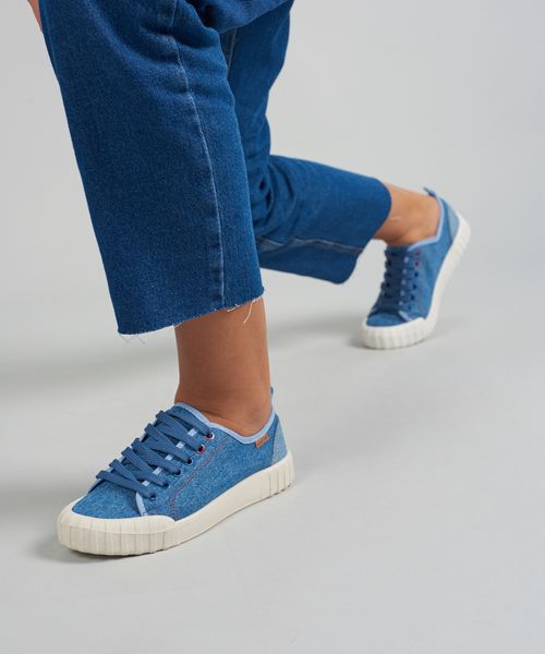 Tenis Jeans Biqueira - Jeans