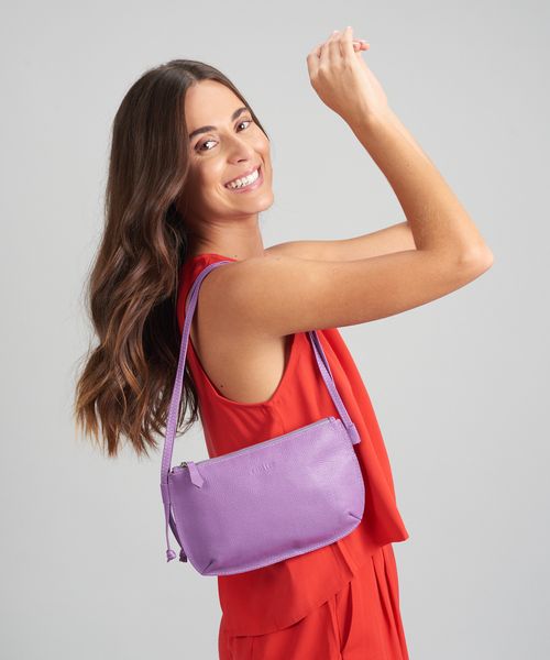 Bolsa Castanha - Violeta