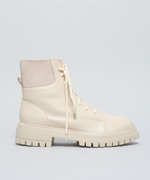 Coturno Tratorado Elastico - Offwhite