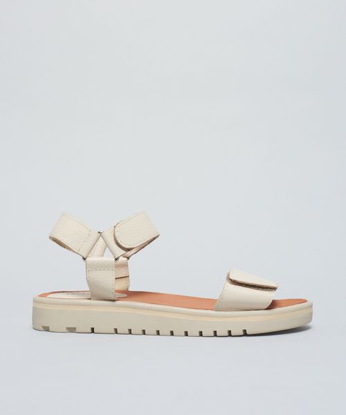 Rasteira Tratorada Triangulos - Offwhite