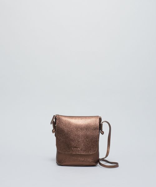 Bolsinha Duo Zip - Bronze