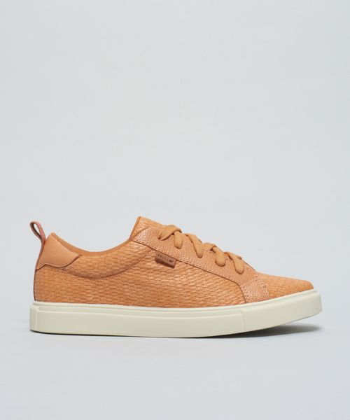 Tenis Rafia e Couro - Natural