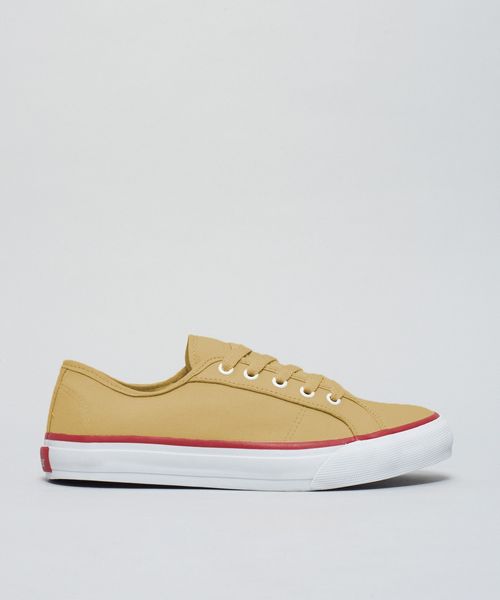 Tenis Friso Color - Bege