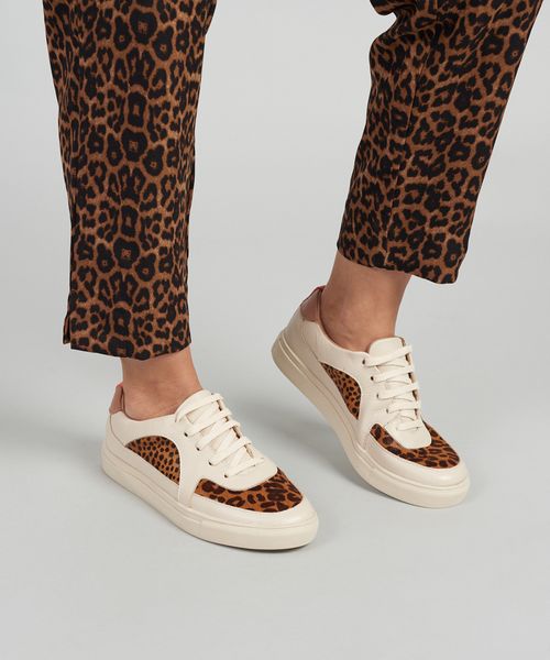 Tenis Mix Pelos - Offwhite