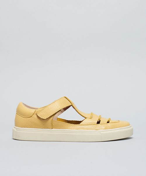 Tenis Aberto Recortes - Amarelo Lirio