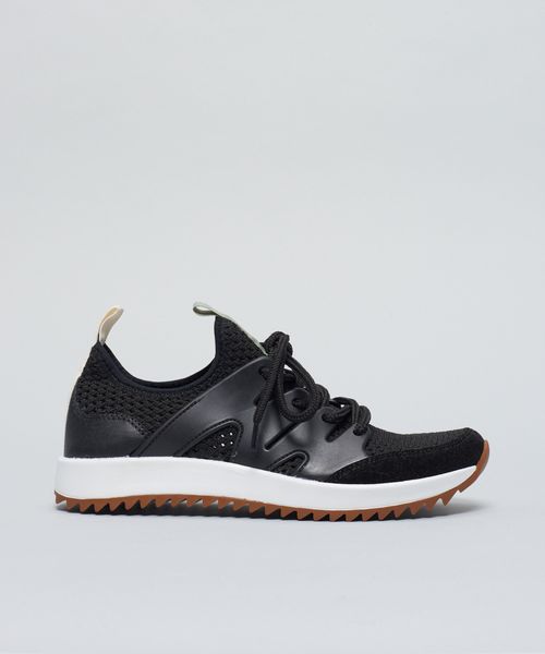 Tenis Knit Sport - Preto