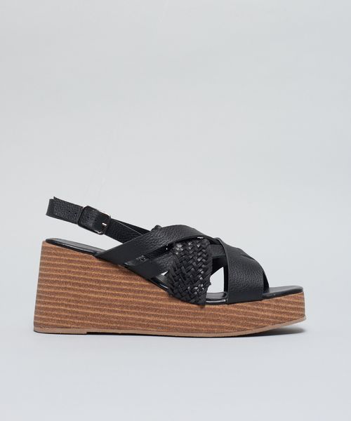 Plataforma Detalhe Tresse - Preto