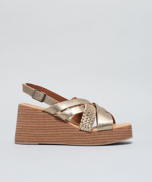 Plataforma Detalhe Tresse - Prata Velho