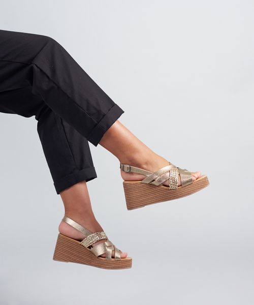 Plataforma Detalhe Tresse - Prata Velho