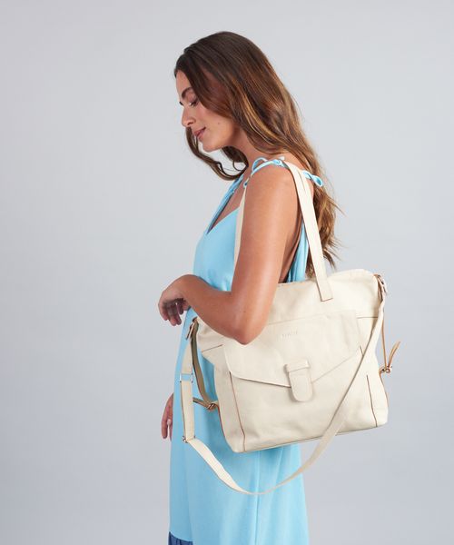 Bolsa g Couro Antonia - Offwhite