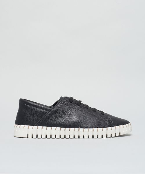 Tenis Couro Tratorado Seleiro - Preto