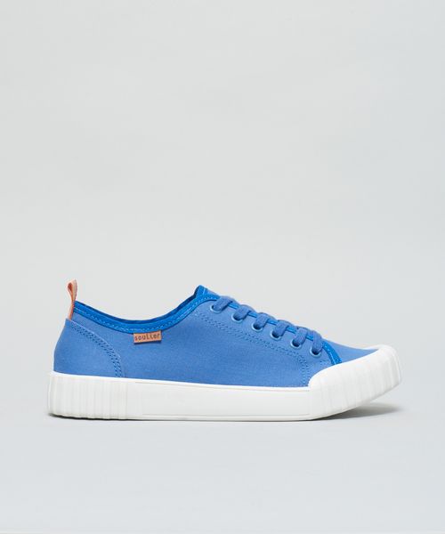 Tenis Lona Traseiro Listra - Denim