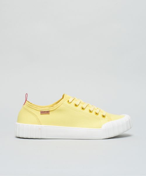 Tenis Lona Traseiro Listra - Amarelo Polen