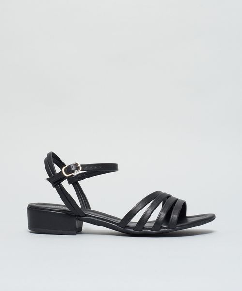Rasteira Saltinho Nat - Preto