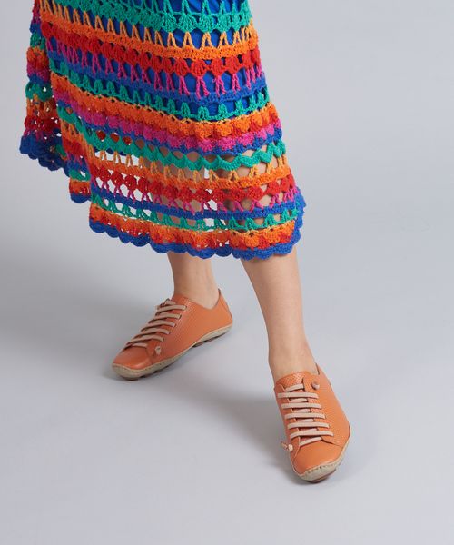 Tenis Perfuros Bicolor - Cenoura