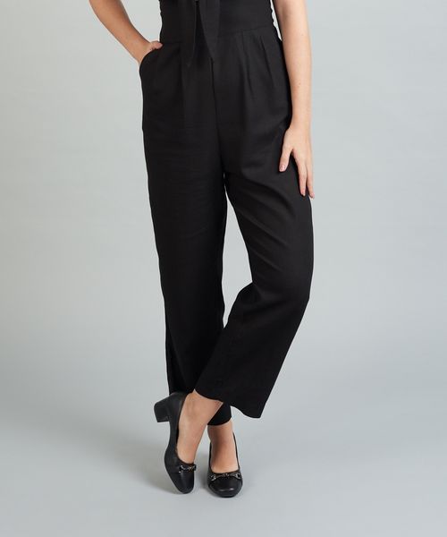 Scarpin Couro Olga - Preto