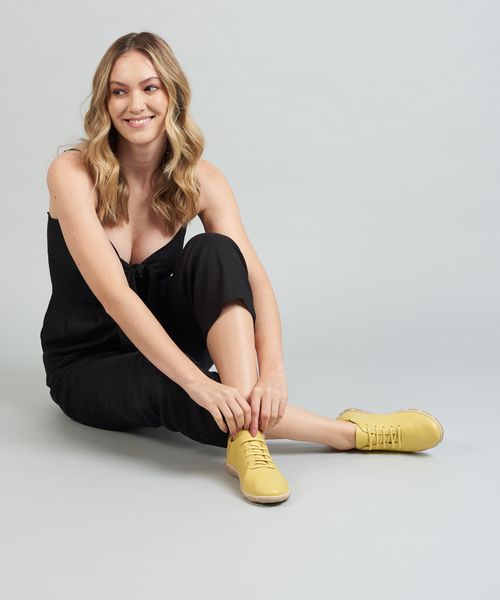 Tenis Frances Liso - Amarelo Polen
