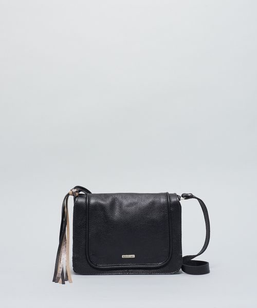 Bolsa m Couro 3 Compart Neo - Preto