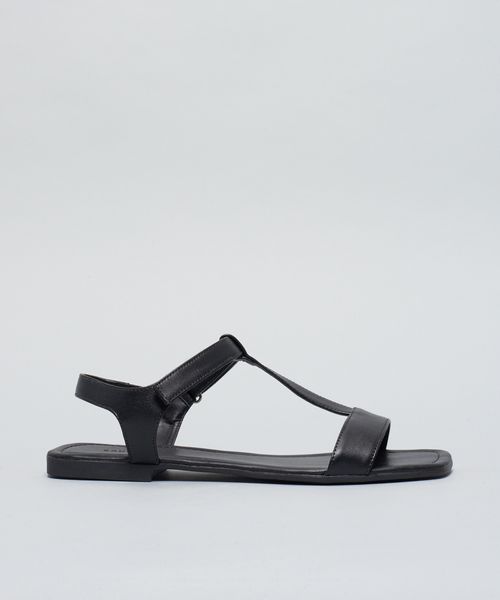 Rasteira Soft Bico Quadrado - Preto