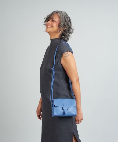 Bolsa p Estruturada Lara - Denim