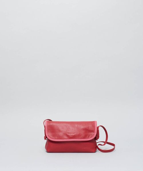 Bolsa p Couro Vies - Vermelho