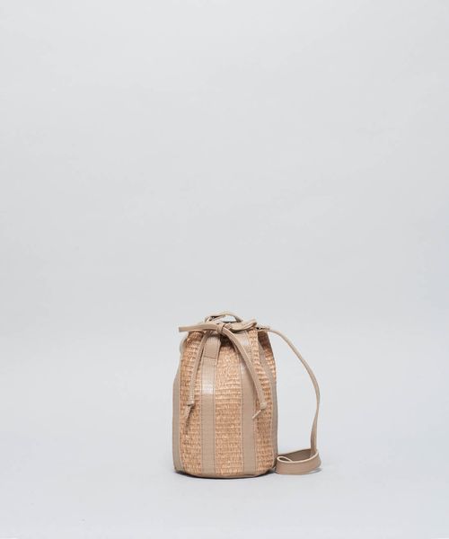 Bolsa p Baldinho Rafia - Aveia