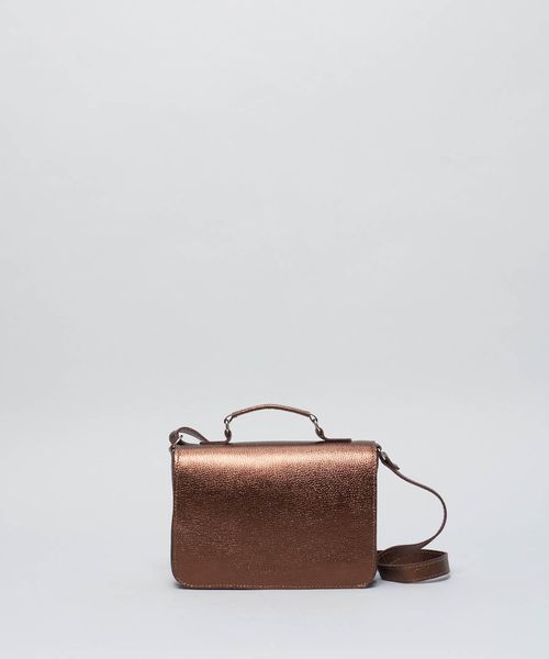 Bolsa p Estruturada Box - Bronze