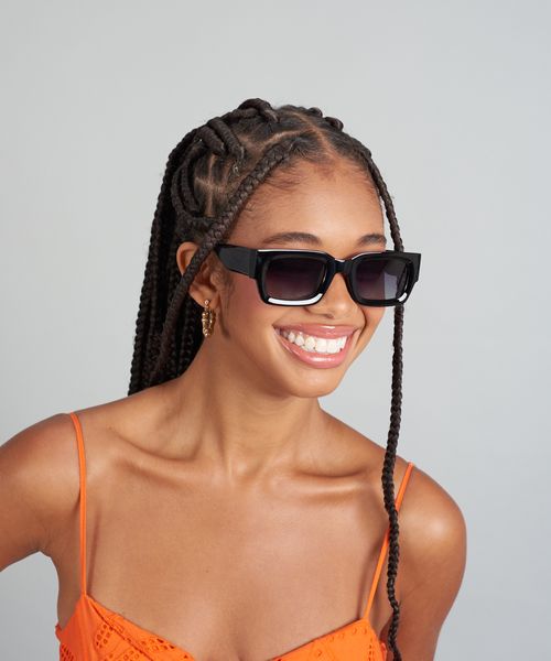 Oculos Quadrado Bel - Preto