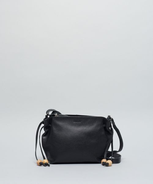Bolsa m Couro Esferas - Preto