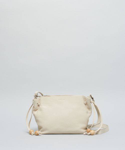 Bolsa m Couro Esferas - Offwhite