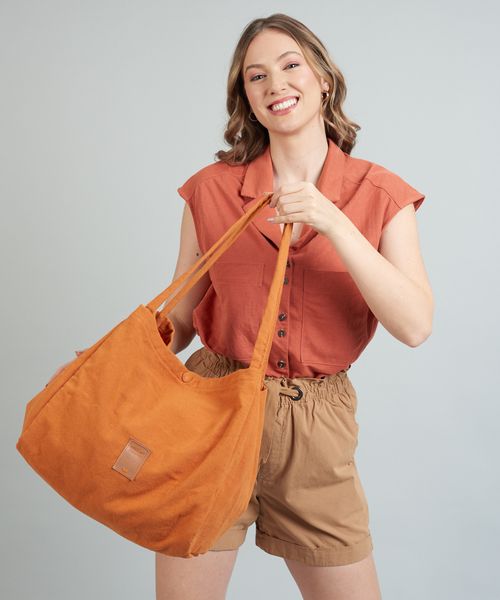 Bolsa Lona Jardim Neo - Cenoura