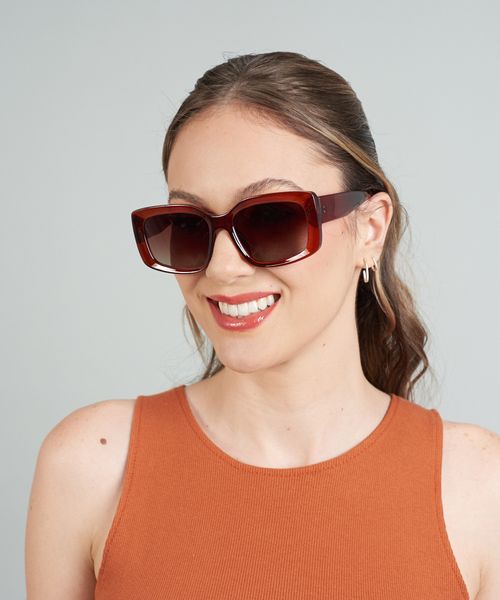Oculos Maxi Luisa - Caramelo