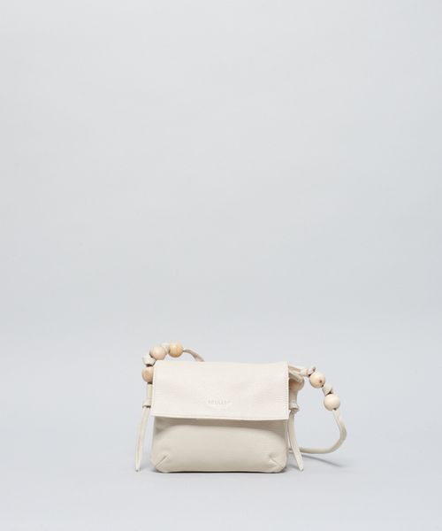 Bolsa p Couro Esferas - Offwhite
