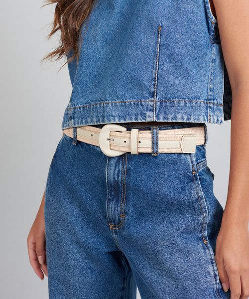 Cinto Rafia Soul - Offwhite