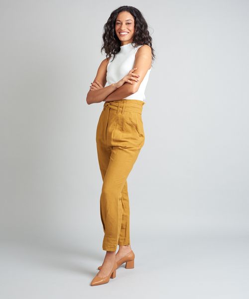 Scarpin Couro Helena - Caramelo