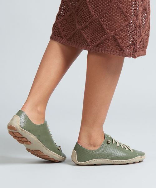 Tenis Perfuros Bicolor - Verde Militar