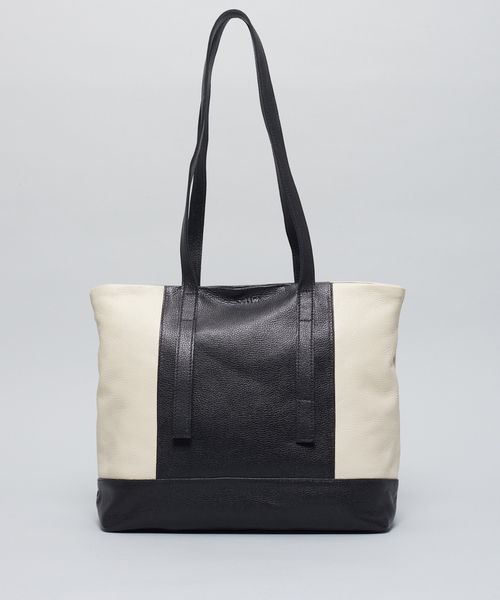 Bolsa g Couro Helena - Preto