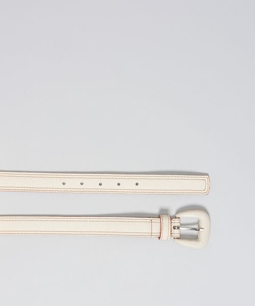 Cinto Pesponto Ivy - Offwhite