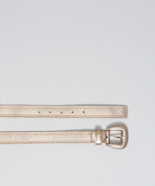 Cinto Pesponto Ivy - Prata Velho