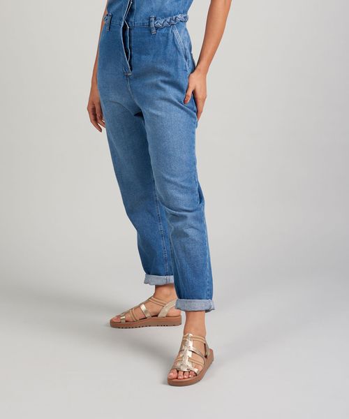 Rasteira Tratorada Duo Elastico - Prata Velho