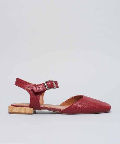 Sapatilha Couro Caroline - Merlot