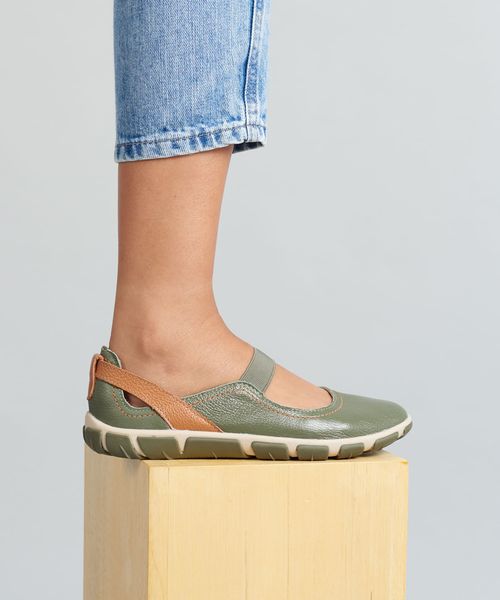 Sapatilha Frances Vazado - Verde Militar