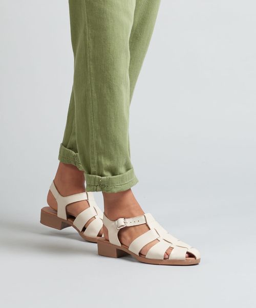 Rasteira Pescador Olivia - Offwhite
