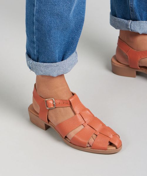 Rasteira Pescador Olivia - Ocre