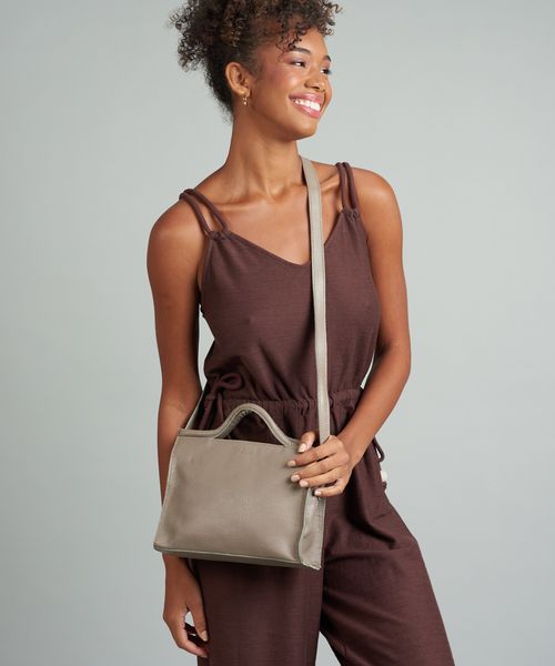 Bolsa p Alca Estruturada - Cinza