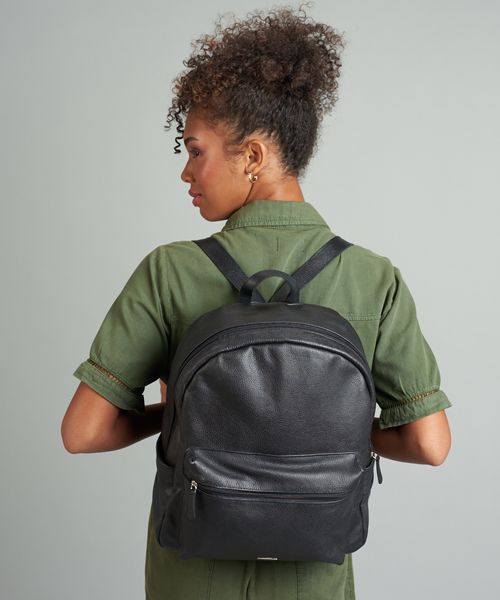 Mochila Couro Soul - Preto