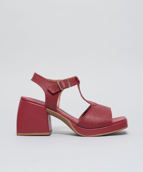 Meia Pata Couro Isa - Merlot