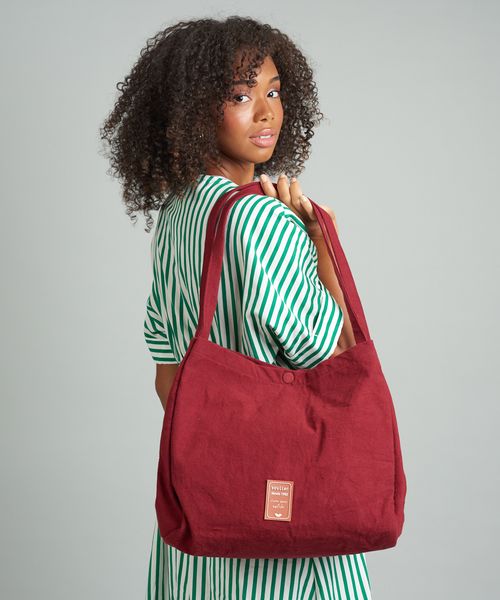 Bolsa Lona Jardim Neo - Merlot